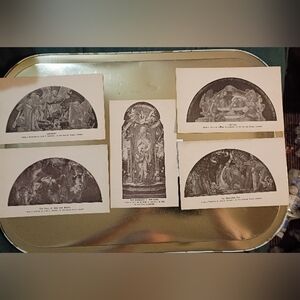 Antique Postcards Set Of 5